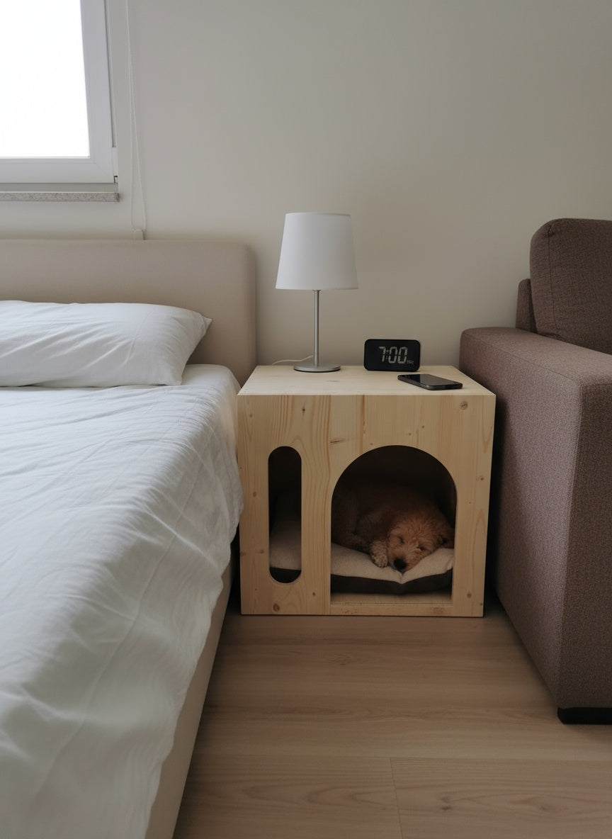 Hundehütte Sanctuary – Rückzugsort für Ihren Hund. Möbelstück für Ihr Zuhause.